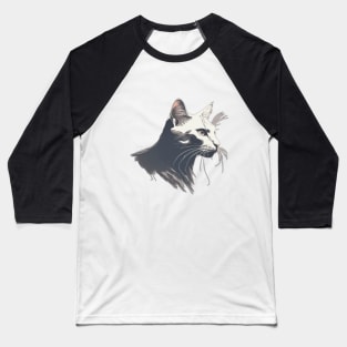 Elegant Feline Majesty Cat Art No. 556 Baseball T-Shirt